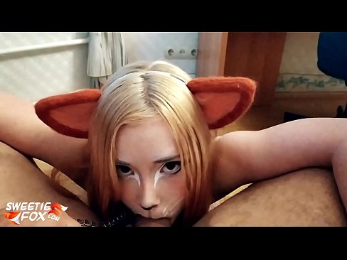 ❤️ Kitsune gbe dick ati pẹlu ni ẹnu rẹ ❤️  si wa ❌❤